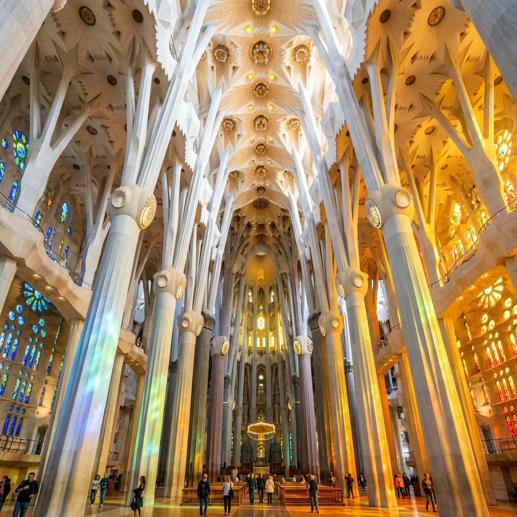 ARCA — Sagrada Família interior light